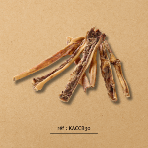 Cuir chevelu de bœuf sans poils - 30cm